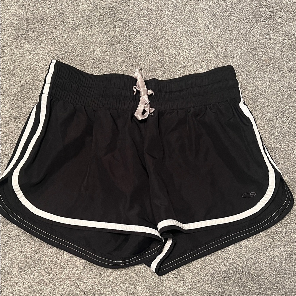 Champion Black and White Women's Athletic Shorts